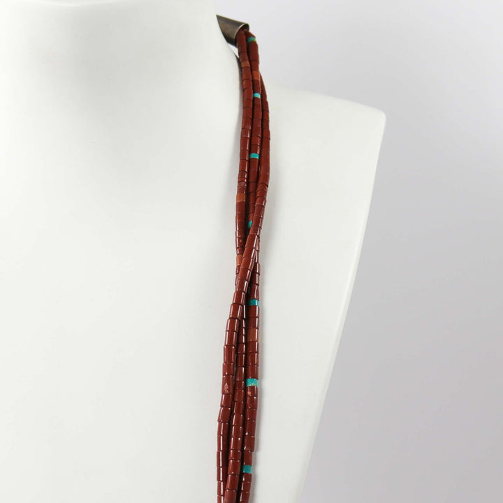 Pipestone and Turquoise Necklace