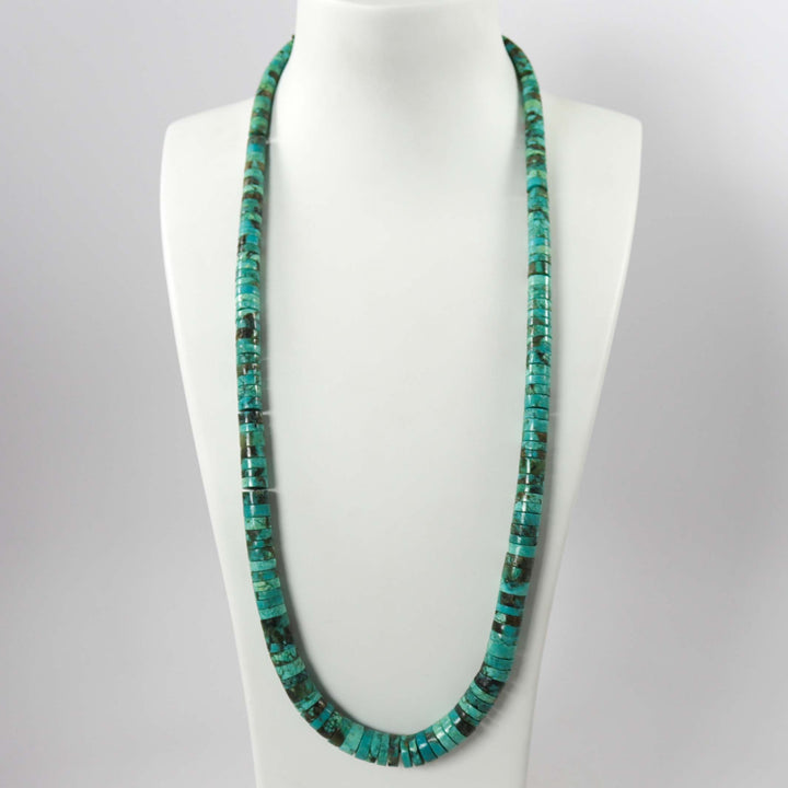 1980s Turquoise Bead Necklace
