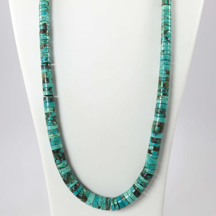 1980s Turquoise Bead Necklace