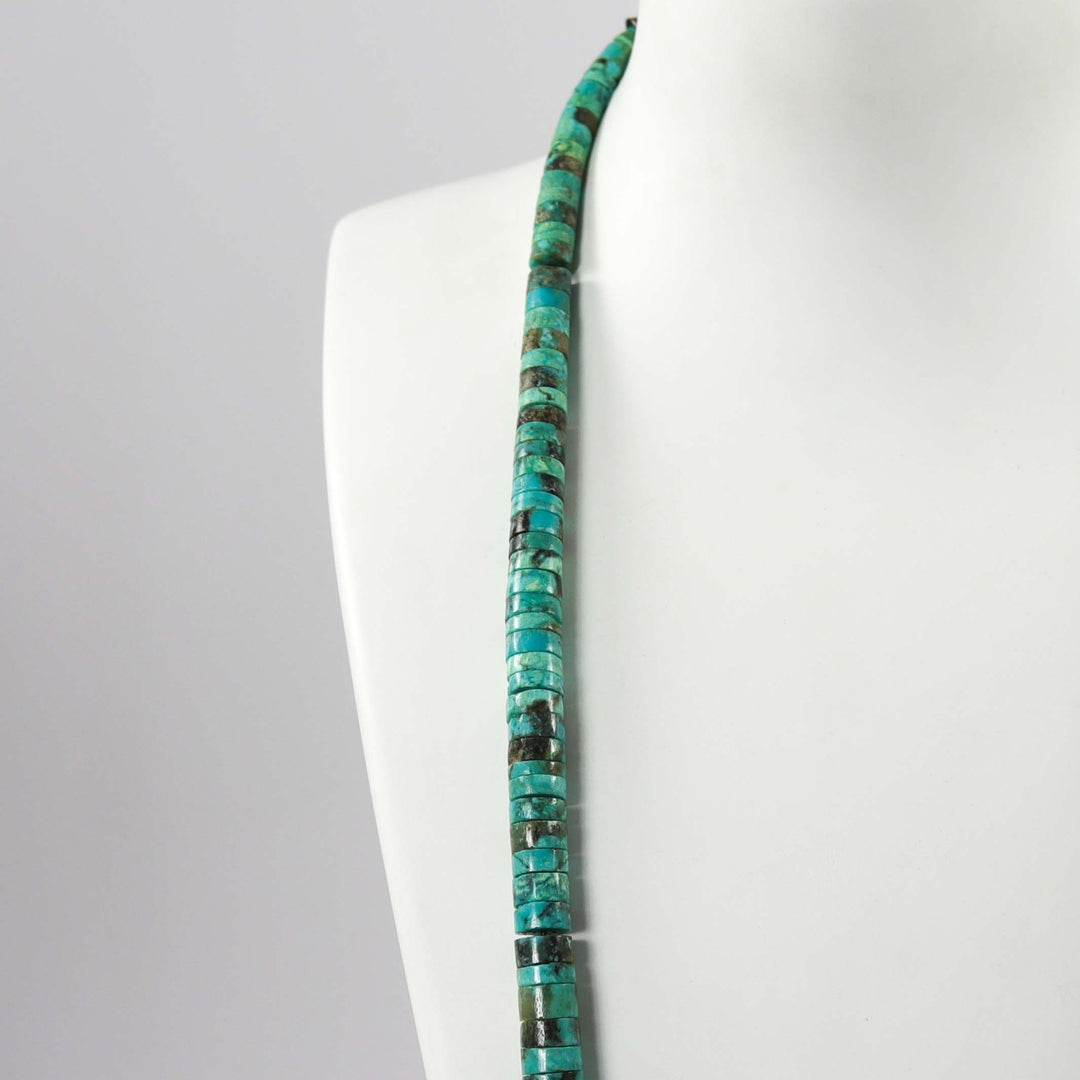1980s Turquoise Bead Necklace