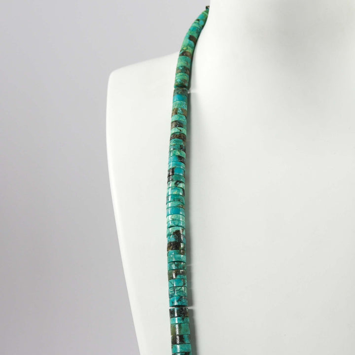 1980s Turquoise Bead Necklace