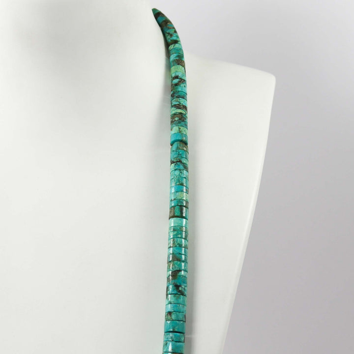 1980s Turquoise Bead Necklace