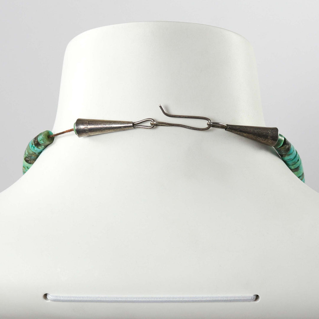 1980s Turquoise Bead Necklace