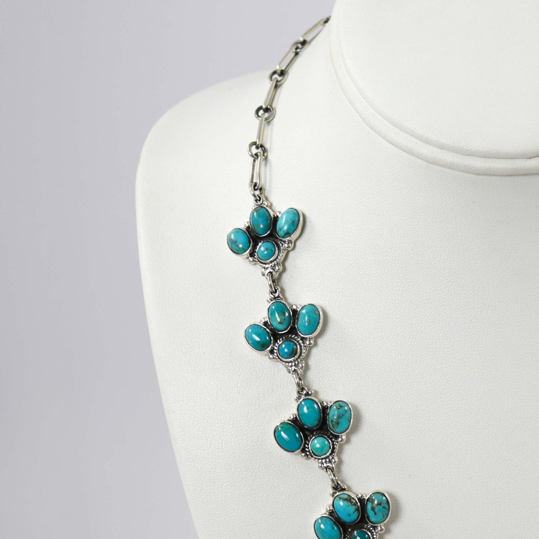 Turquoise Squash Blossom Necklace