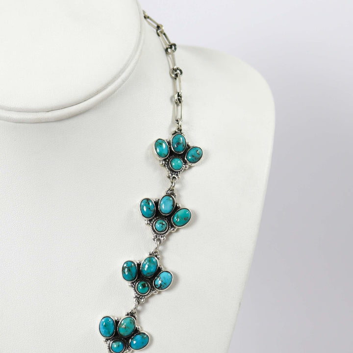 Turquoise Squash Blossom Necklace