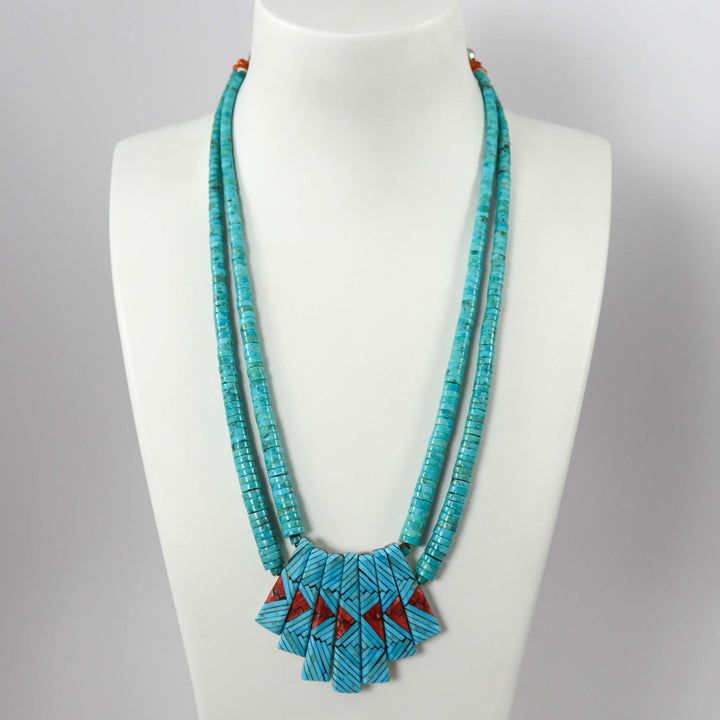 Turquoise Tab Necklace