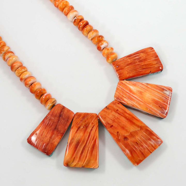 Spiny Oyster Tab Necklace