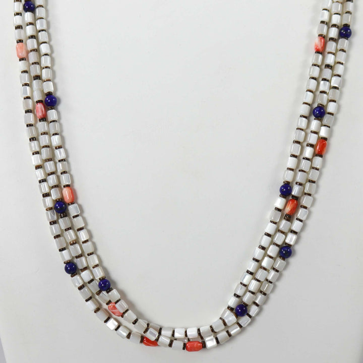 Mother of Pearl Bead Necklace