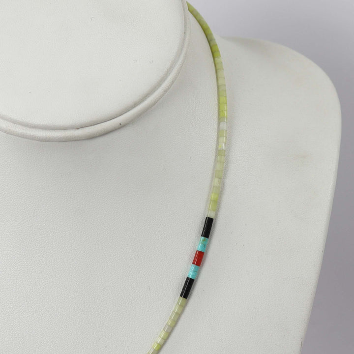 Multi-Stone Heishi Necklace