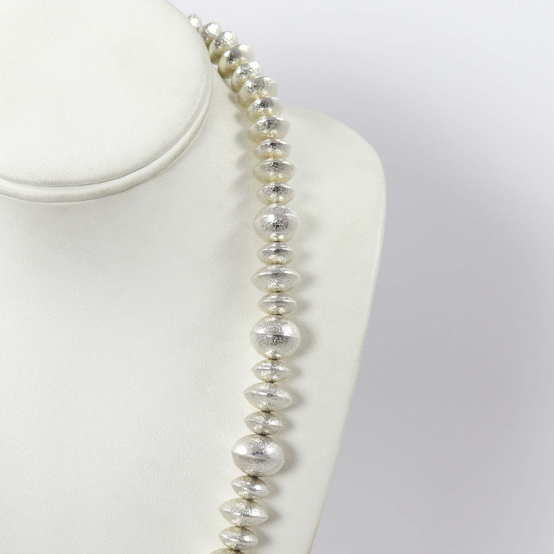 Navajo Pearl and Coral Necklace