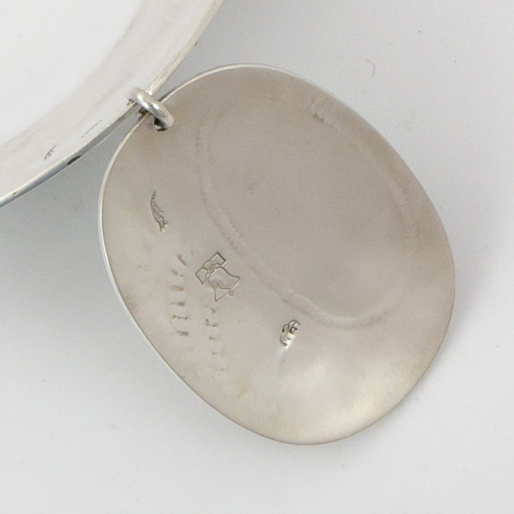1970s Village Scene Collar Necklace