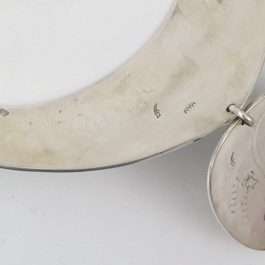 1970s Village Scene Collar Necklace