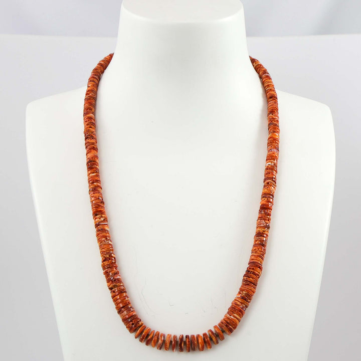 Spiny Oyster Bead Necklace