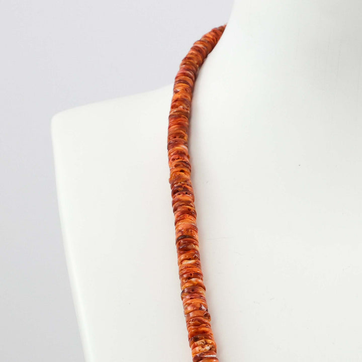 Spiny Oyster Bead Necklace