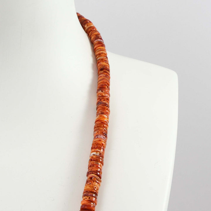 Spiny Oyster Bead Necklace