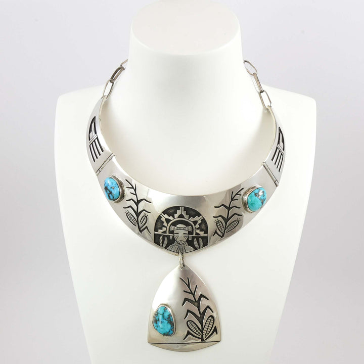 1970s Morenci Turquoise Collar
