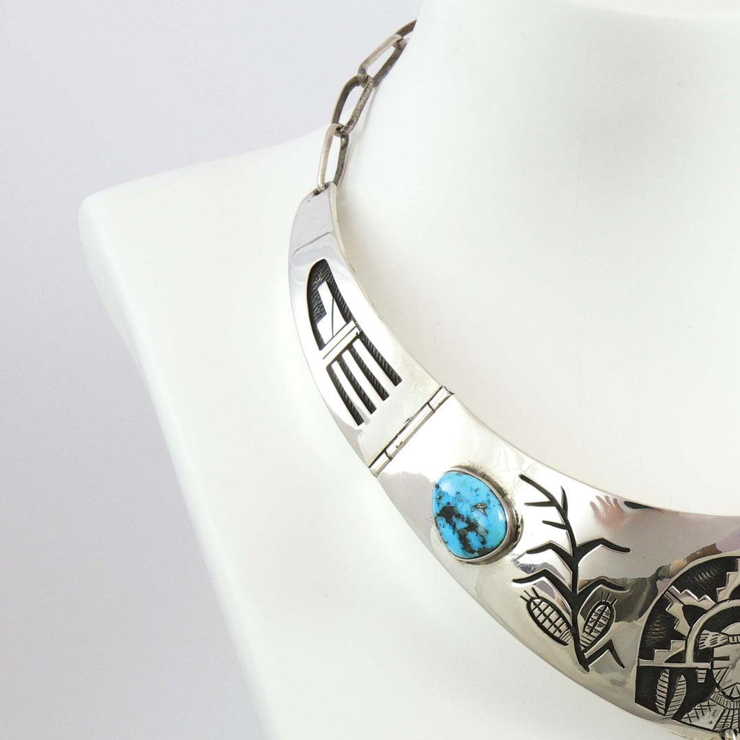 1970s Morenci Turquoise Collar