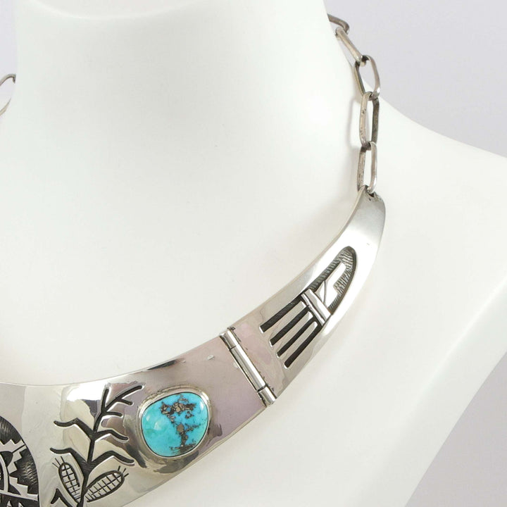 1970s Morenci Turquoise Collar