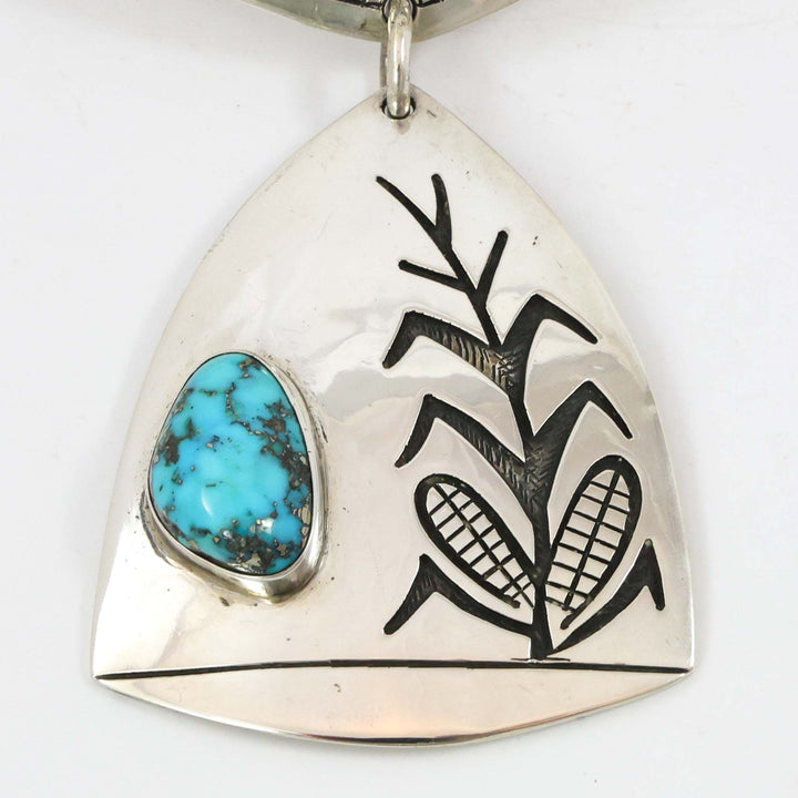 1970s Morenci Turquoise Collar