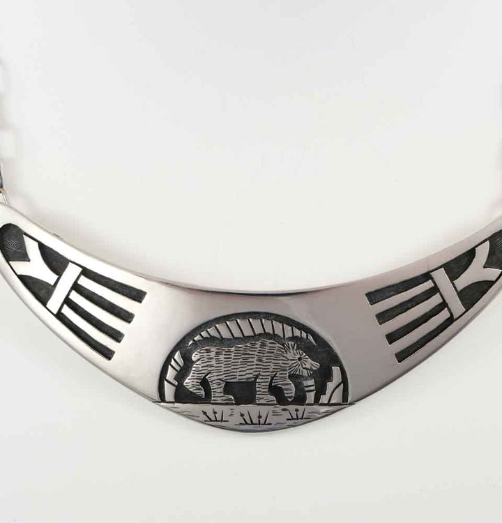 Bear and Rain Cloud Necklace