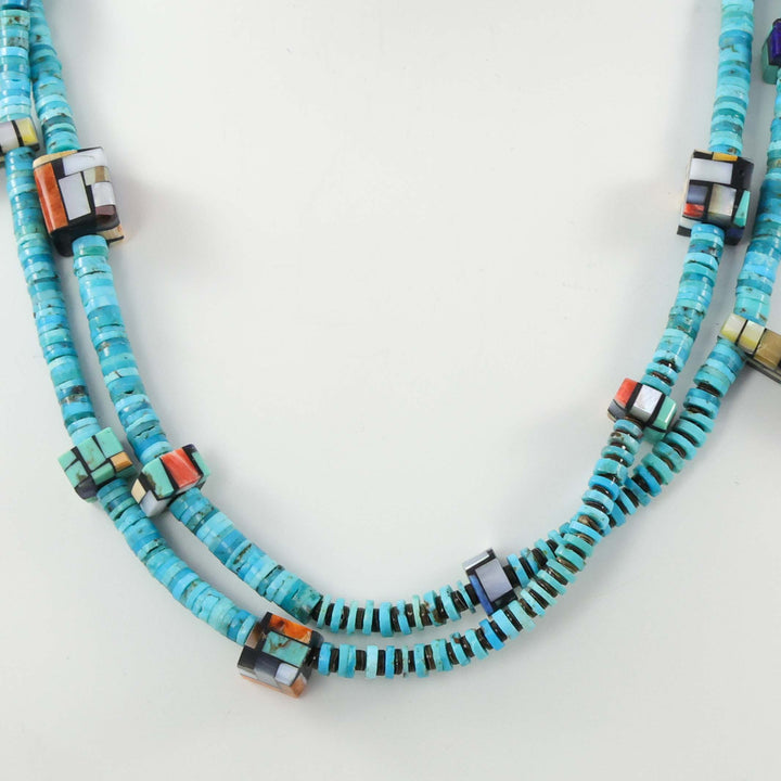 Multi-Stone Bead Necklace