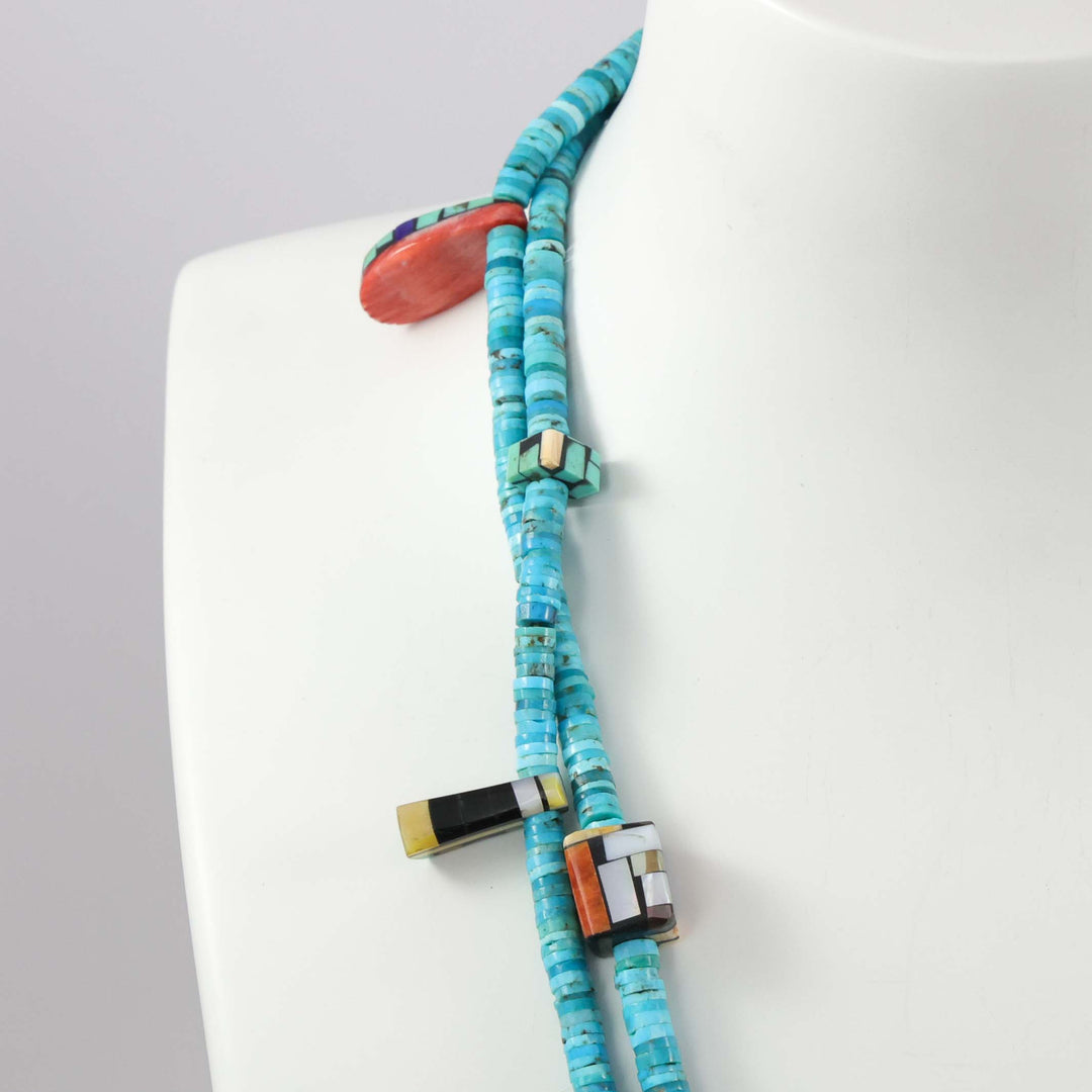 Multi-Stone Bead Necklace