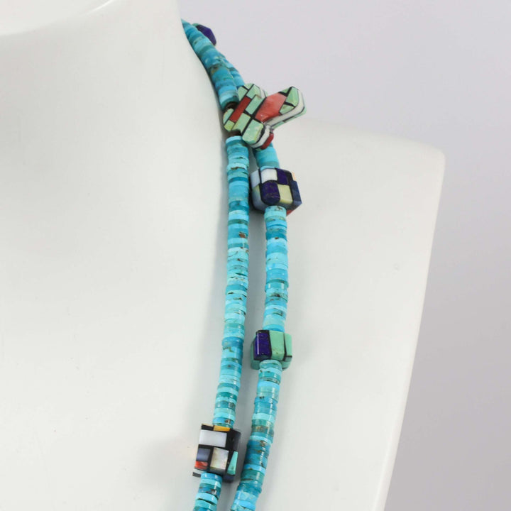 Multi-Stone Bead Necklace
