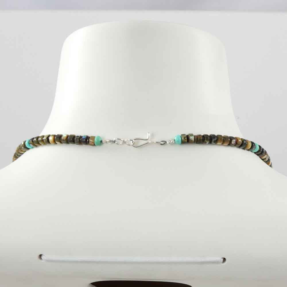 Abalone Shell and Turquoise Necklace
