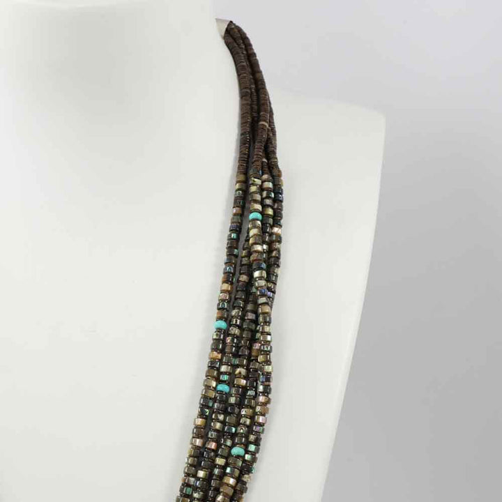 Abalone Shell and Turquoise Necklace