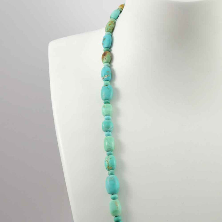 Turquoise and Variscite Bead Necklace