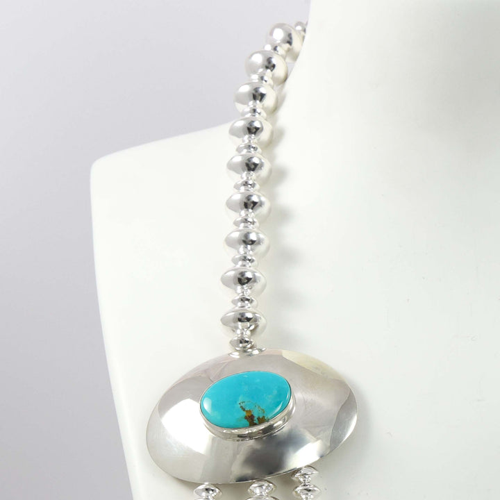 Navajo Pearl Waterfall Necklace