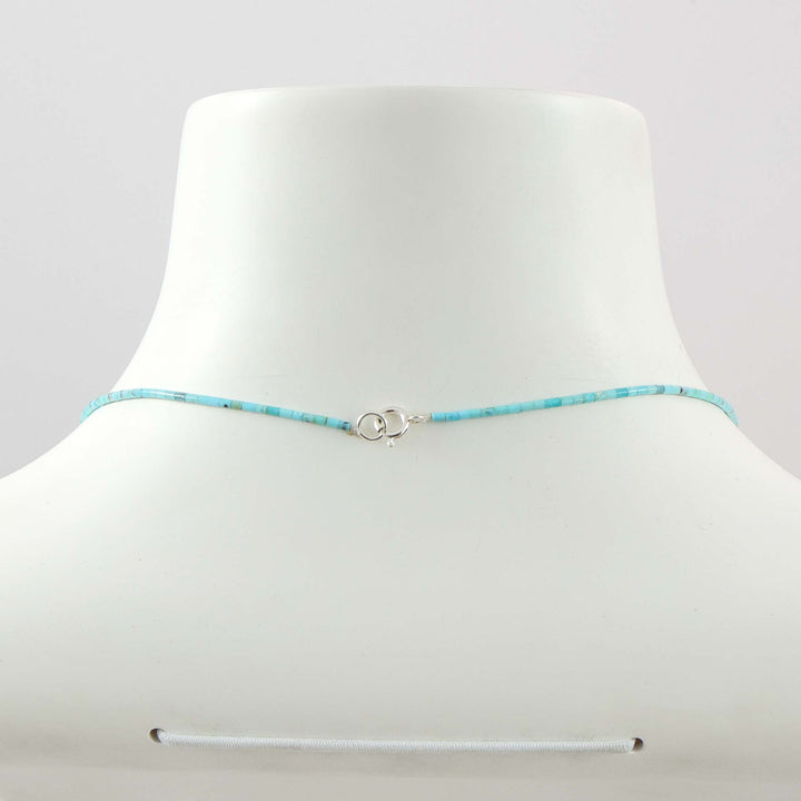 Kingman Turquoise Heishi Necklace