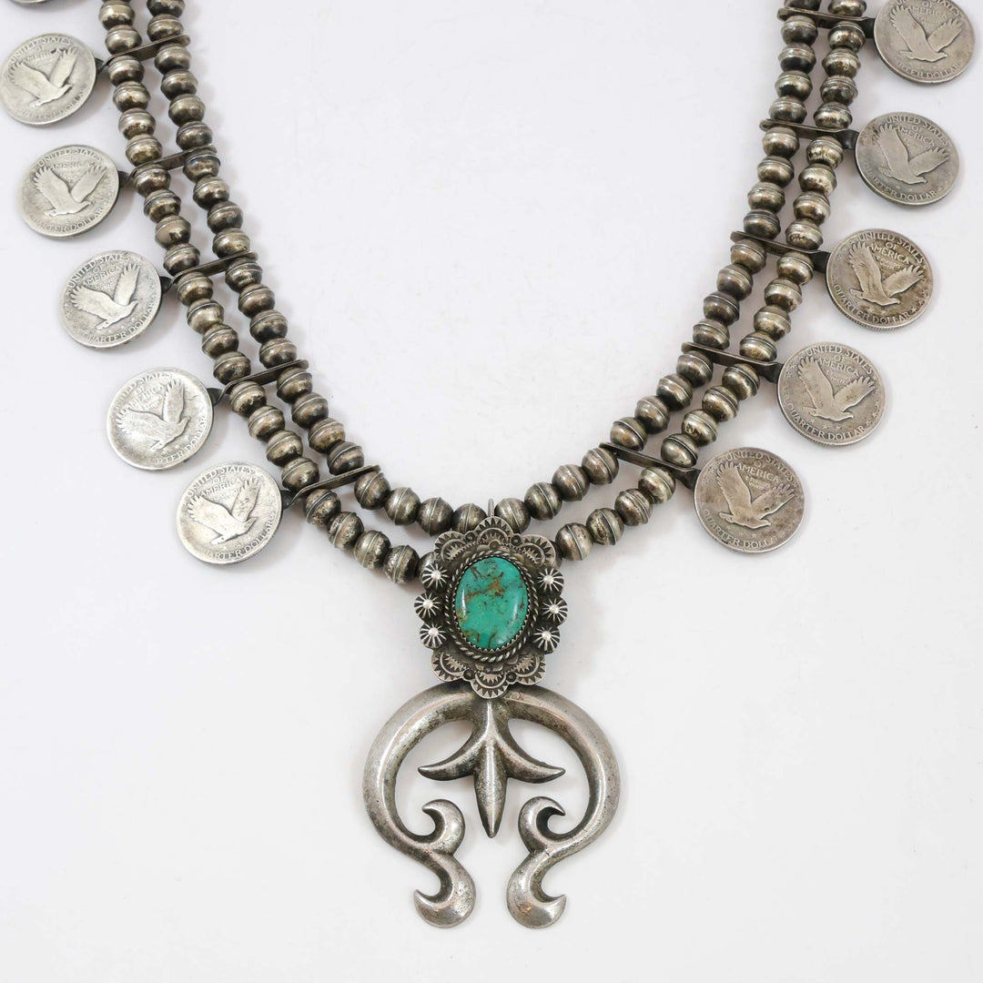 1960s Squash Blossom Necklace
