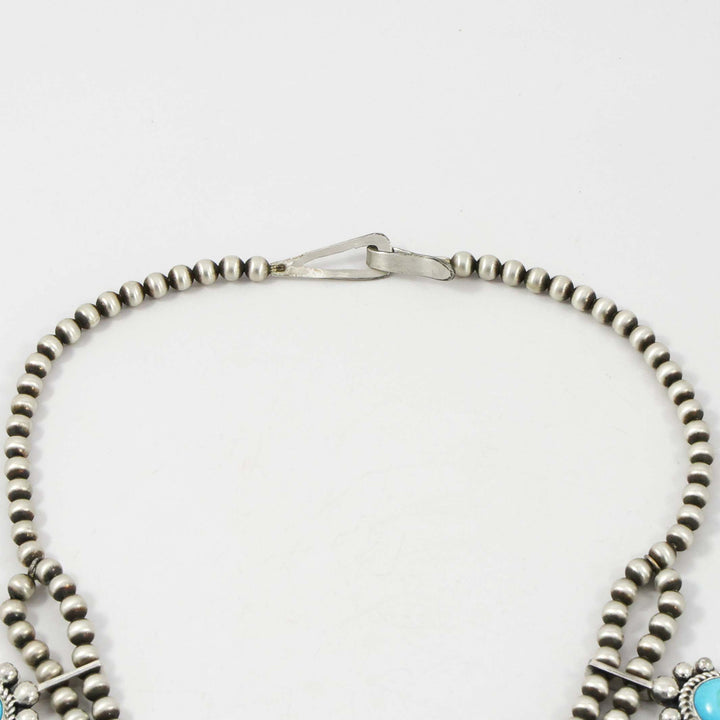 Turquoise Squash Blossom Necklace