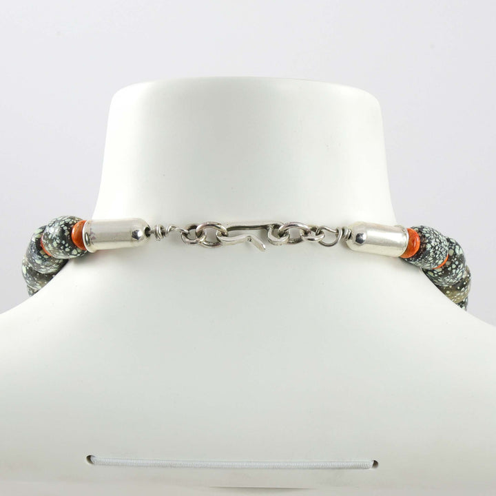 Skyfox Turquoise and Spiny Necklace