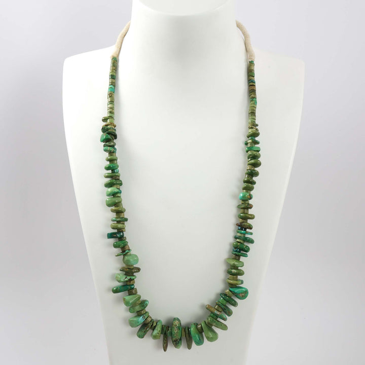 1930s Turquoise Tab Necklace