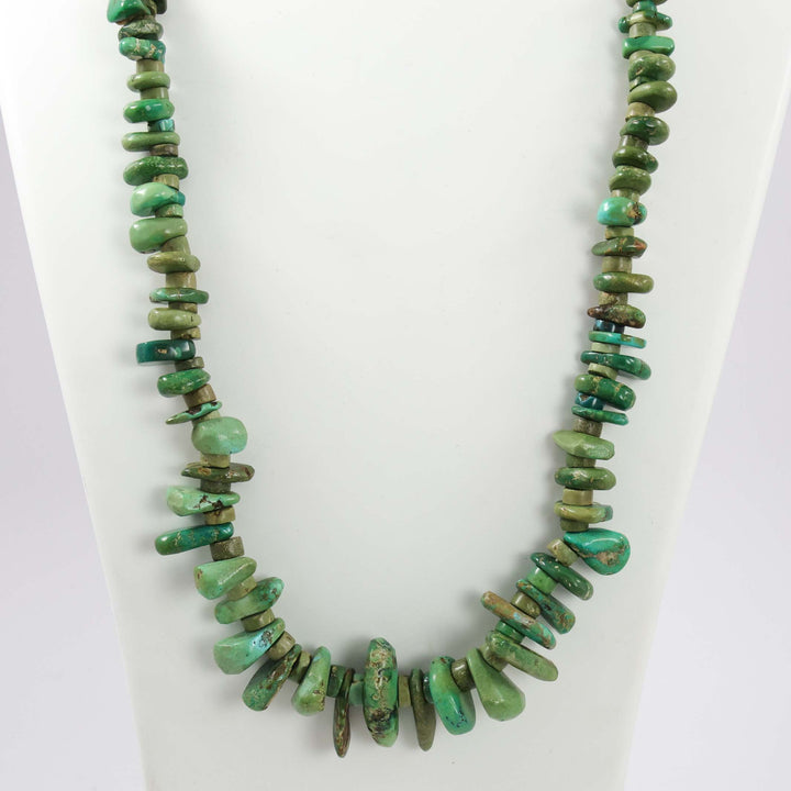 1930s Turquoise Tab Necklace