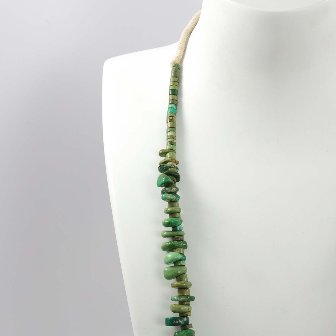 1930s Turquoise Tab Necklace