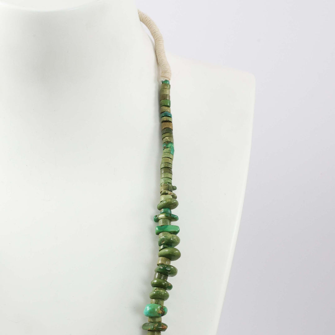 1930s Turquoise Tab Necklace