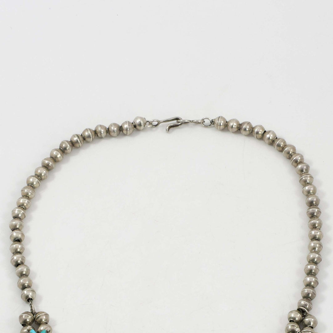 1930s Turquoise Squash Blossom