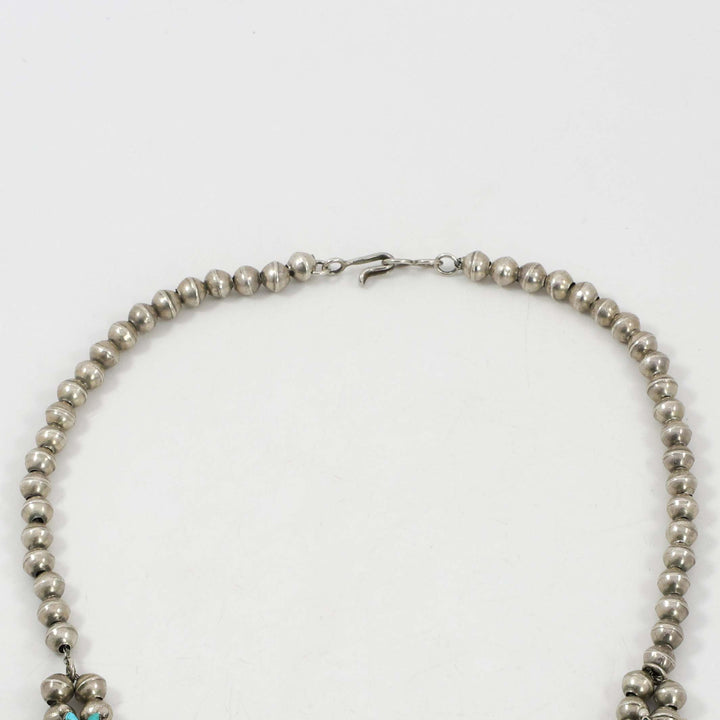 1930s Turquoise Squash Blossom