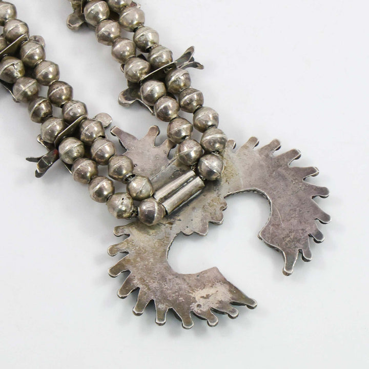 1930s Turquoise Squash Blossom