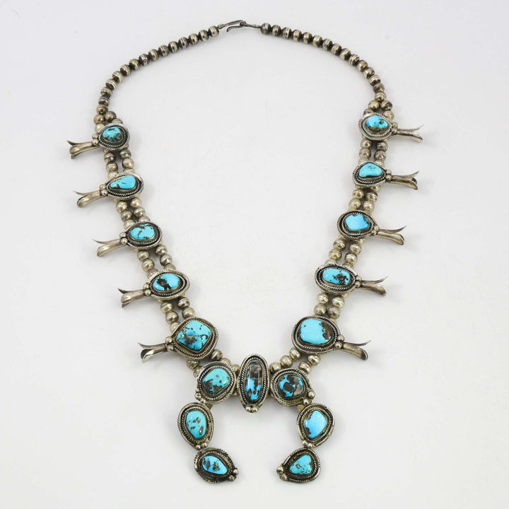 1970s Turquoise Squash Blossom