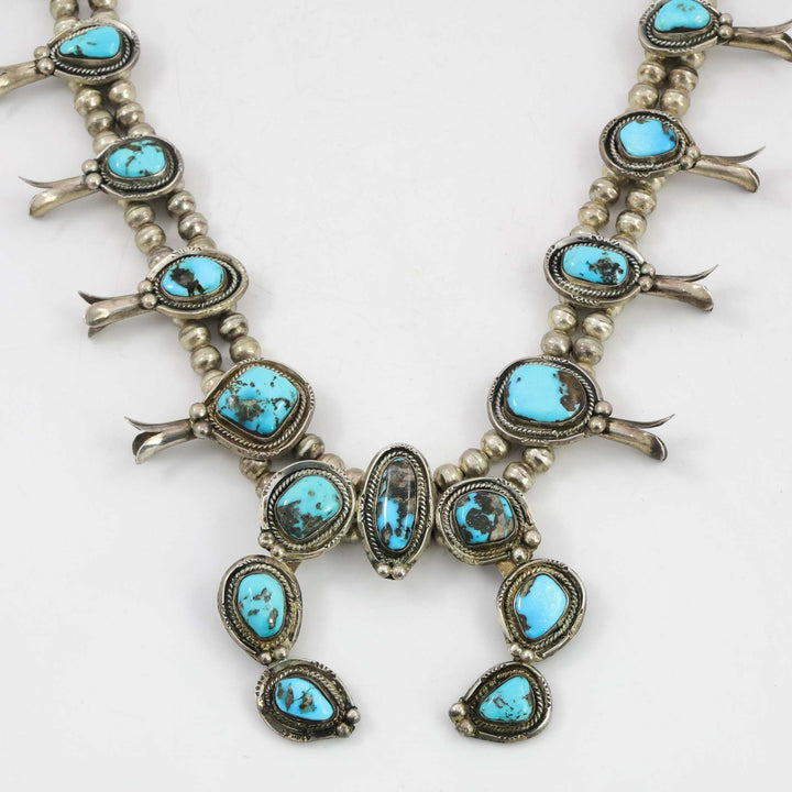 1970s Turquoise Squash Blossom