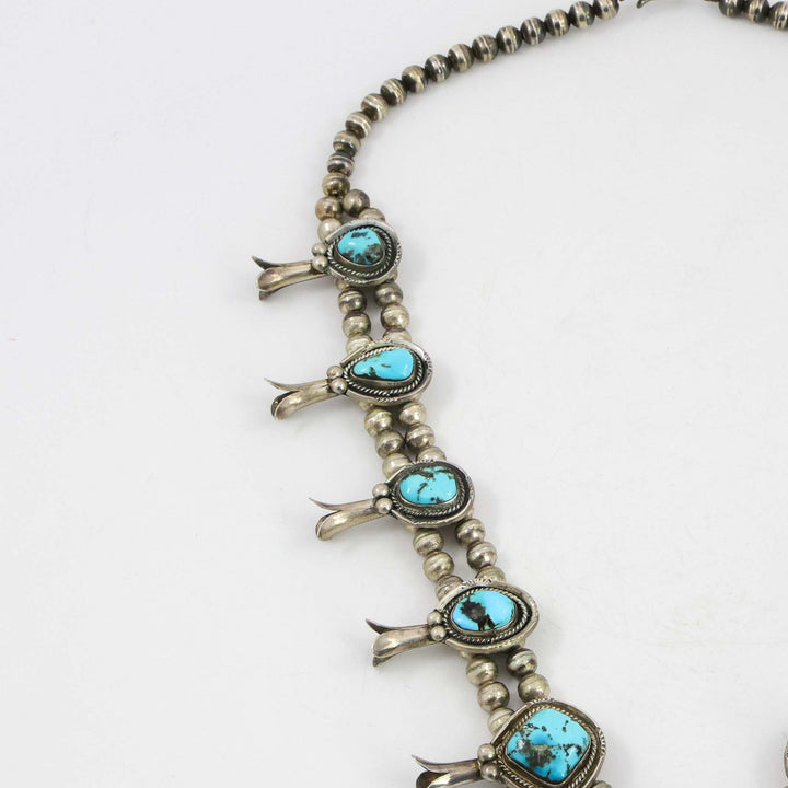 1970s Turquoise Squash Blossom
