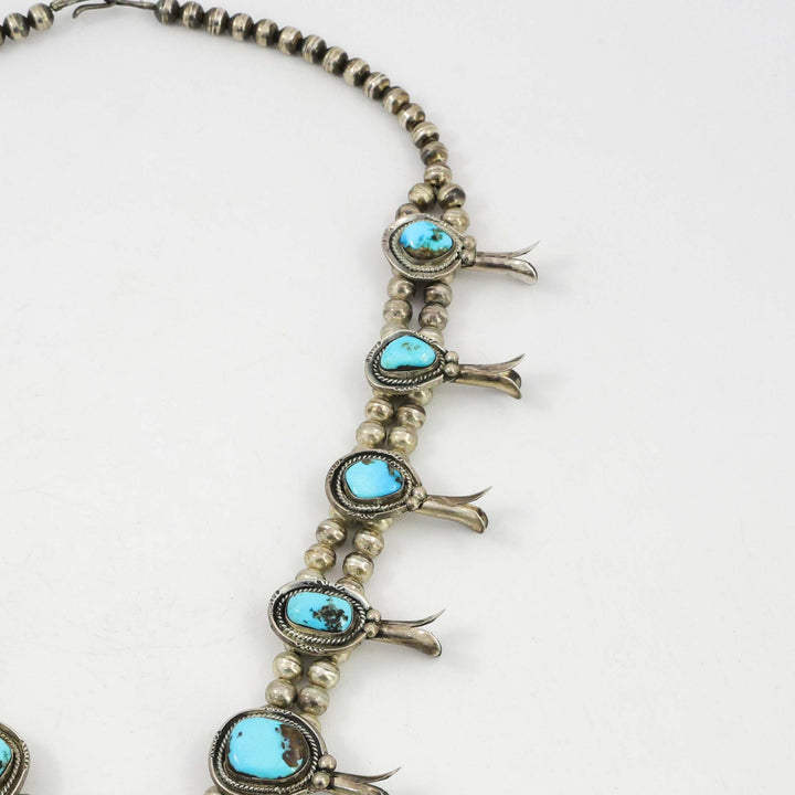 1970s Turquoise Squash Blossom