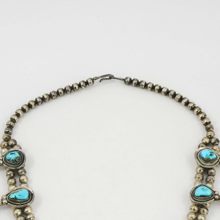1970s Turquoise Squash Blossom
