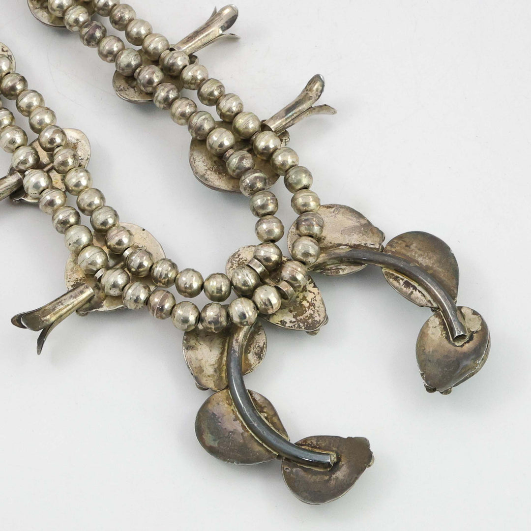 1970s Turquoise Squash Blossom
