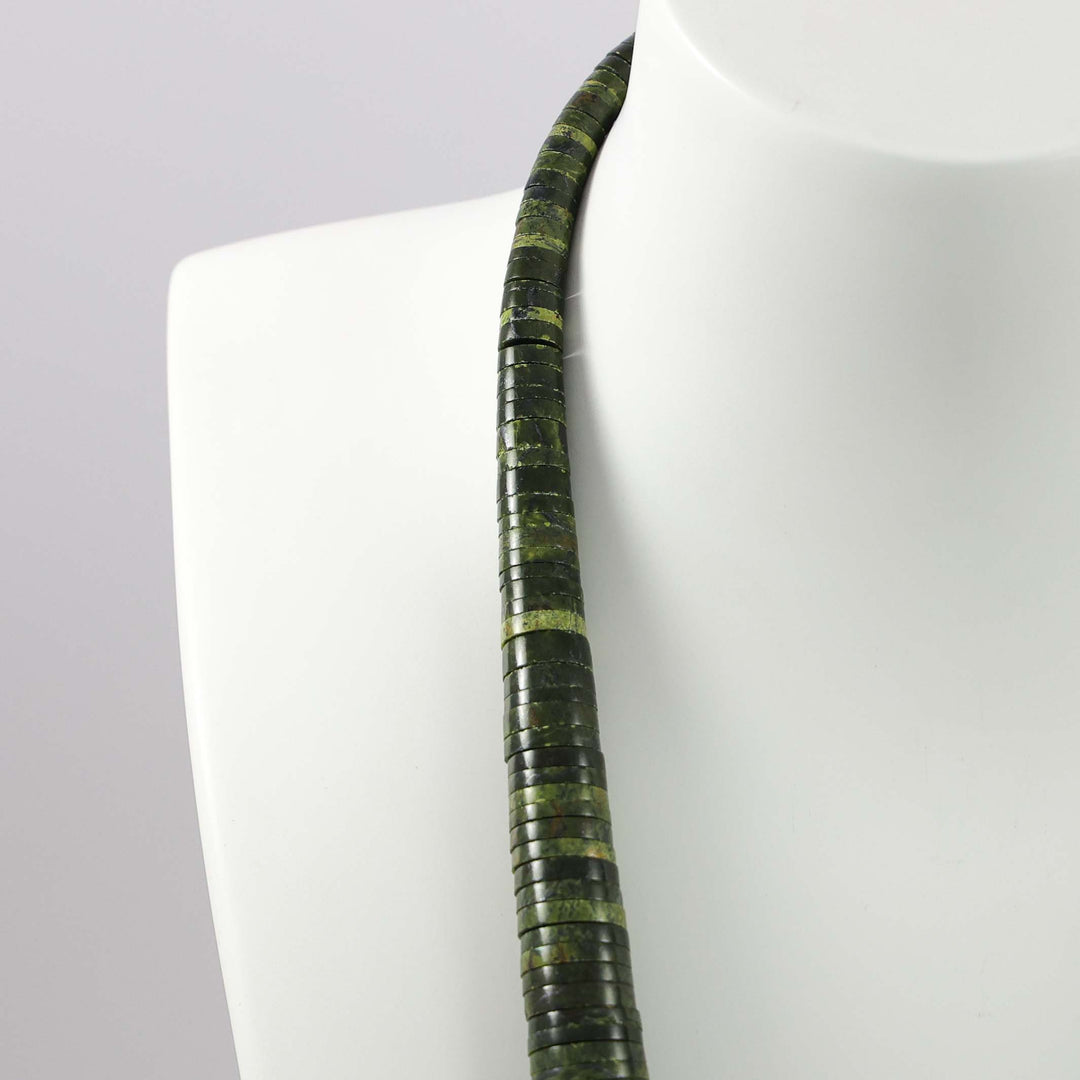 Serpentine and Turquoise Necklace