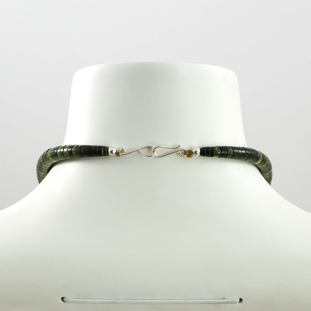 Serpentine and Turquoise Necklace